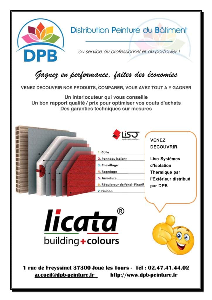 promotions Reca Peintures 2018 liso licata isolation ite